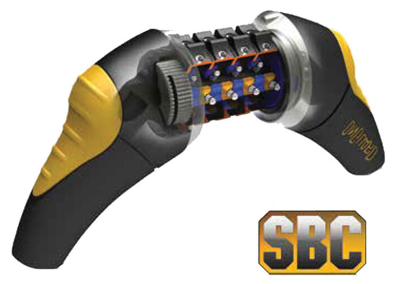 Load image into Gallery viewer, OnGuard BullDog Series U-Lock 4.5 x 9" Combo Blk/Yellow Includes Bracket