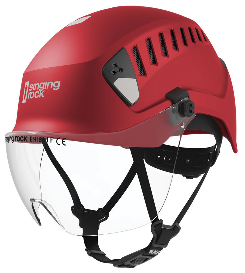 Load image into Gallery viewer, Singing Rock Blast Helmet - Red Universal CE, EN Certified