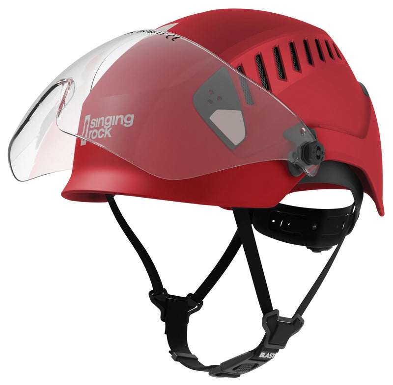 Load image into Gallery viewer, Singing Rock Blast Helmet - Red Universal CE, EN Certified