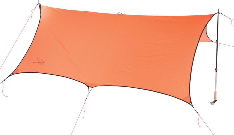 Load image into Gallery viewer, Peregrine Swift Ultralight 30d Sil Nylon Tarp Shelter Swift Ul Tarp Shelter Sunburst Sunglow Orange Pentagon 30d Tarps