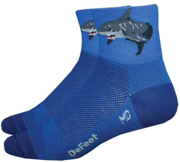 Load image into Gallery viewer, DeFeet-Aireator-Shark-Attack-Socks-SOCK2511