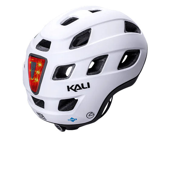 Load image into Gallery viewer, Kali Traffic Basic Helmet, L/XL, Matte White/Black NLS