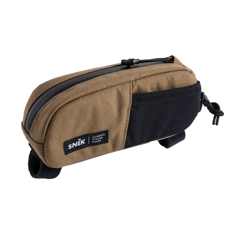 Load image into Gallery viewer, Snek Ridge Top Tube Frame Bag, Coyote Brown