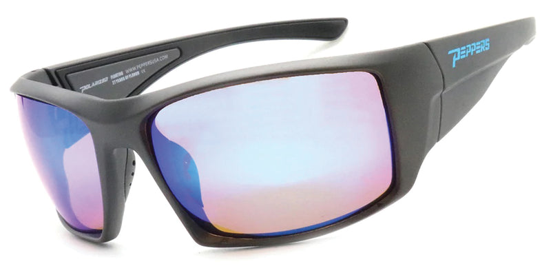 Load image into Gallery viewer, Peppers Quiet Storm Matte Black Sunglasses: Sleek Style with Superior Sun Protection