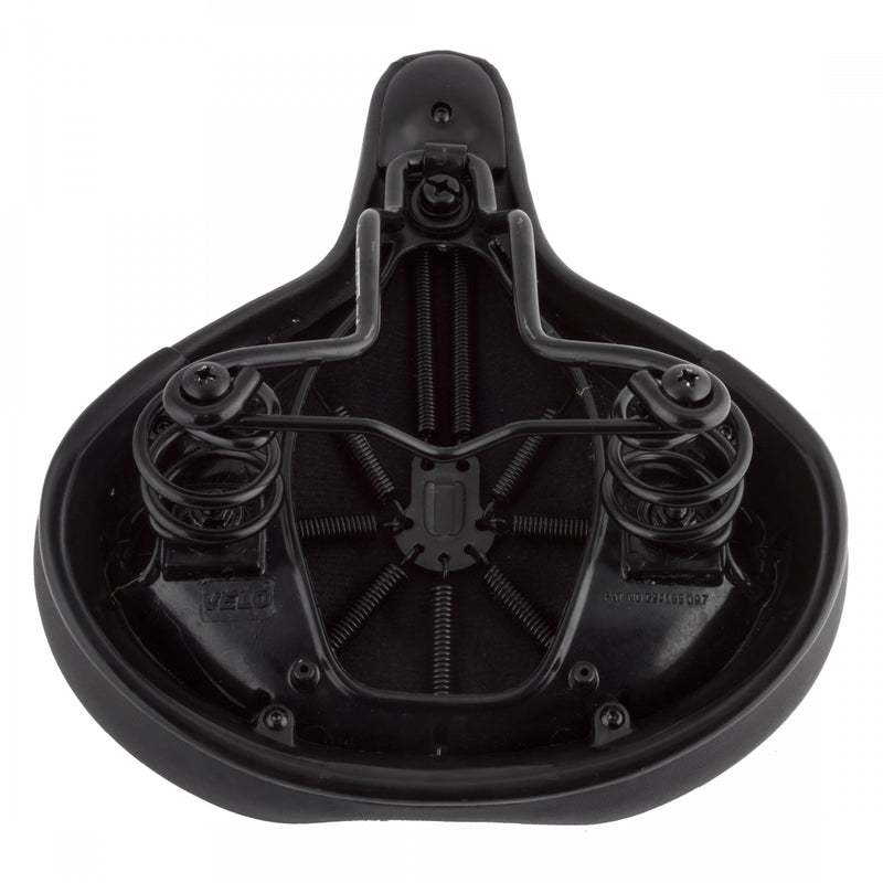 Load image into Gallery viewer, Cloud-9 Unisex Suspension Bicycle Comfort Seat - Black Vinyl Steel Rails