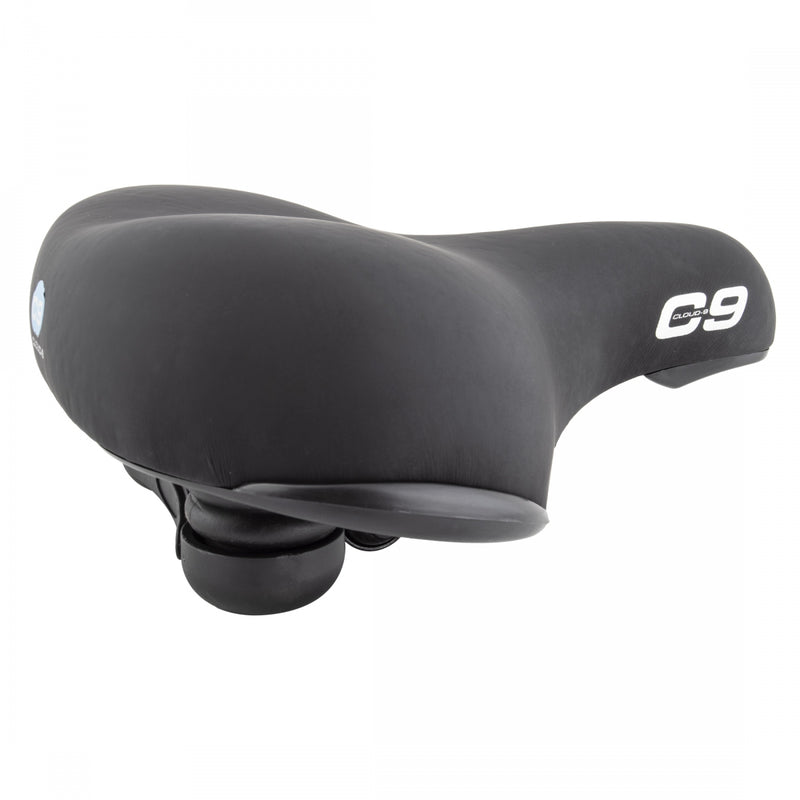 Load image into Gallery viewer, Cloud-9 Unisex Extra Thick Padding Bicycle Comfort Seat - Black Steel Rails