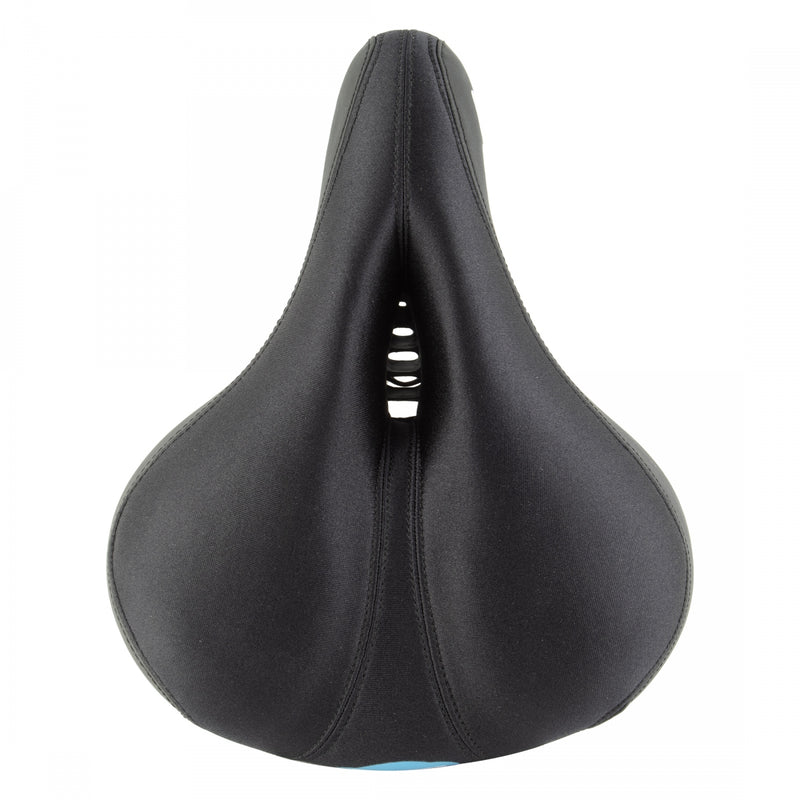 Load image into Gallery viewer, Cloud-9 Unisex Cut Out Bicycle Comfort Seat Cruiser - Black Steel Rails