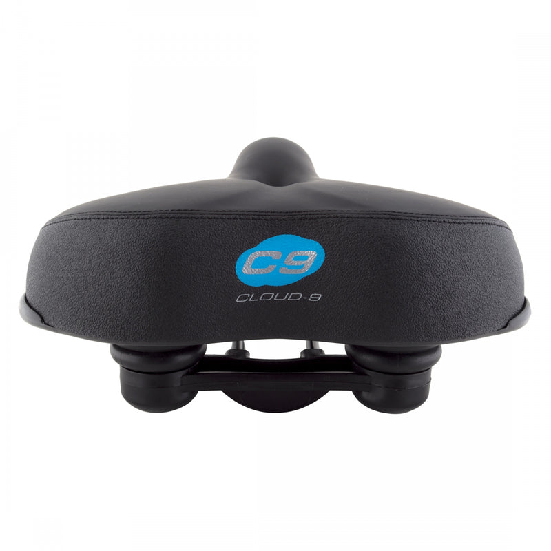 Load image into Gallery viewer, Cloud-9 Unisex Cut Out Bicycle Comfort Seat - Black Steel Rails Emerald