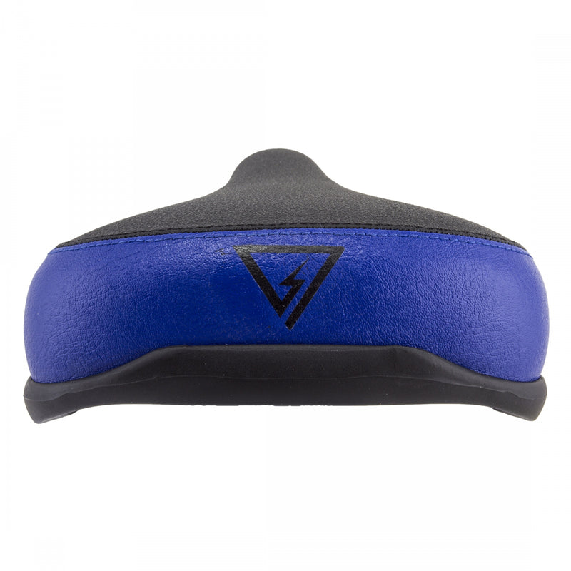 Load image into Gallery viewer, Black Ops Mullet BMX - Black/Blue 160mm Width Steel Rails PVC Cover