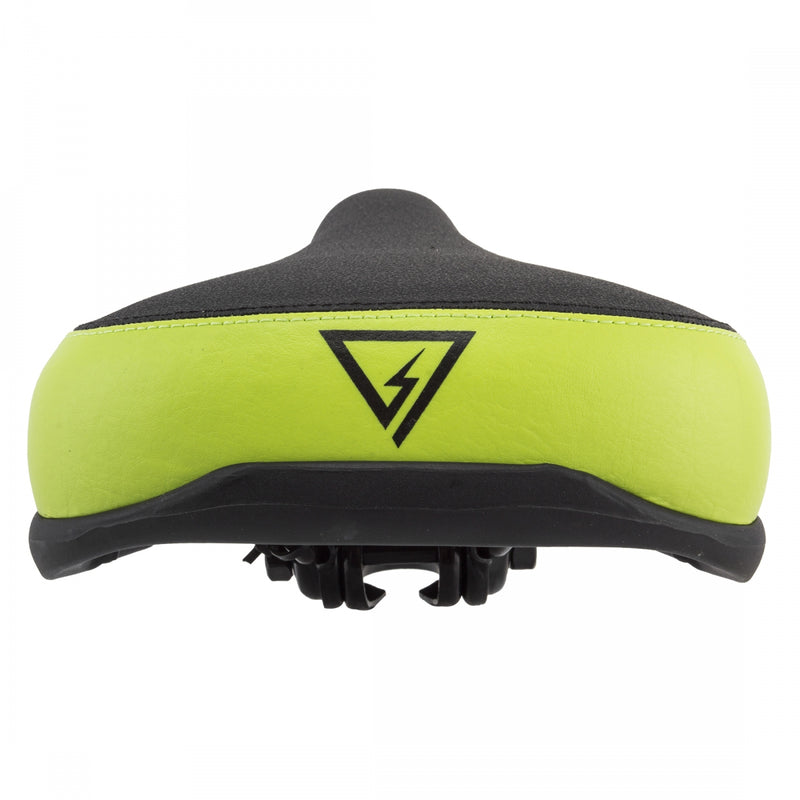 Load image into Gallery viewer, Black Ops Mullet BMX - Black/Green 160mm Width Steel Rails PVC Cover