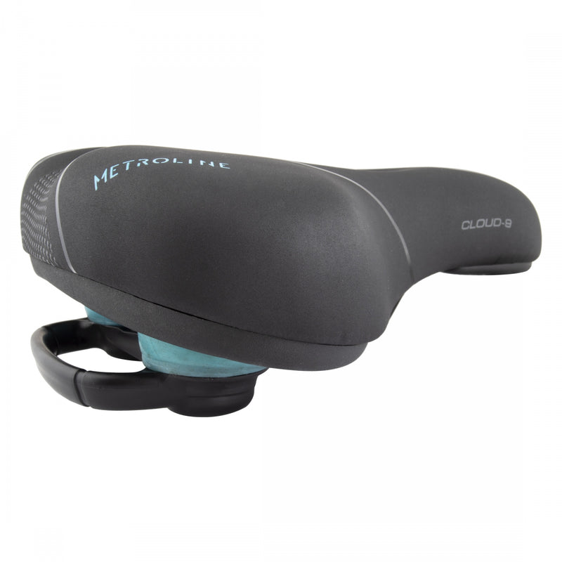 Load image into Gallery viewer, Cloud-9 Metroline Extra Cushion Memory Foam Bicycle Seat Saddle - Black