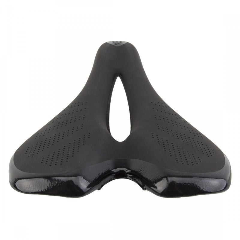 Load image into Gallery viewer, Origin8 Throne Flo Air Foam Unisex Black Short And Wide Saddle Shape