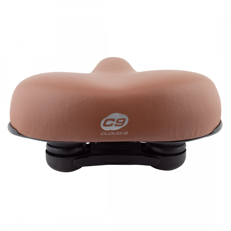 Load image into Gallery viewer, Cloud-9 Unisex Bicycle Comfort Seat - Brown Steel Rails Emerald Cover