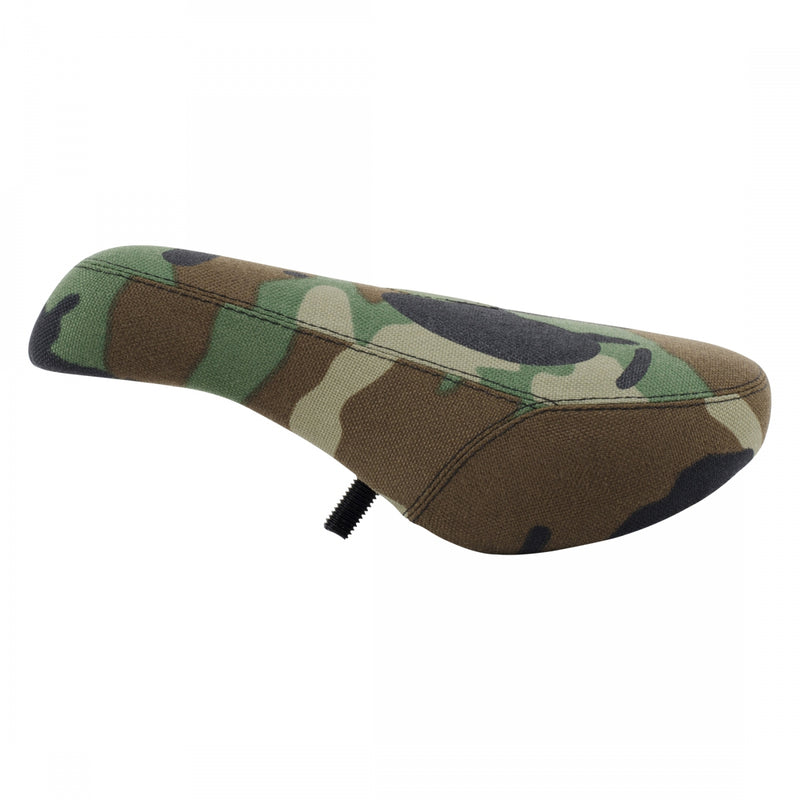 Load image into Gallery viewer, Rant Believe Saddle BMX - Camouflage 143mm Width Twill Rail Pivotal Rails