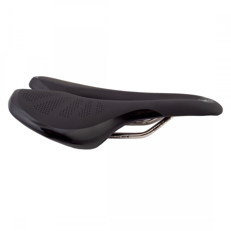 Load image into Gallery viewer, Origin8 Throne Flo XL Air Foam - Black 158mm Width Nylon Fiber Alloy Rail