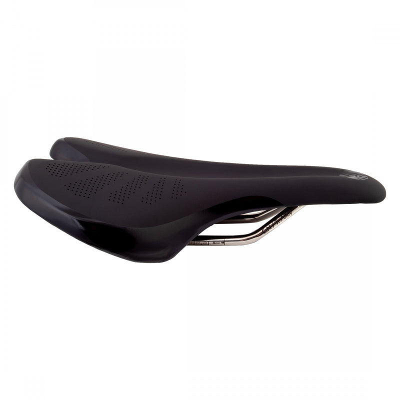 Load image into Gallery viewer, Origin8 Throne Air Foam - Black 148mm Width Nylon Fiber Alloy Rails