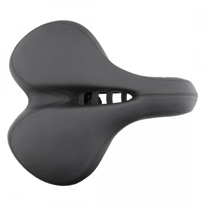 Load image into Gallery viewer, Cloud-9 Unisex Bicycle Comfort Seat - Black Emarald Cover Steel Rails