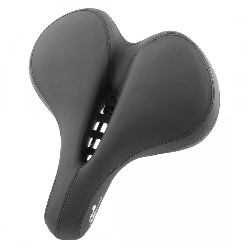 Load image into Gallery viewer, Cloud-9 Unisex Bicycle Comfort Seat - Black Emarald Cover Steel Rails