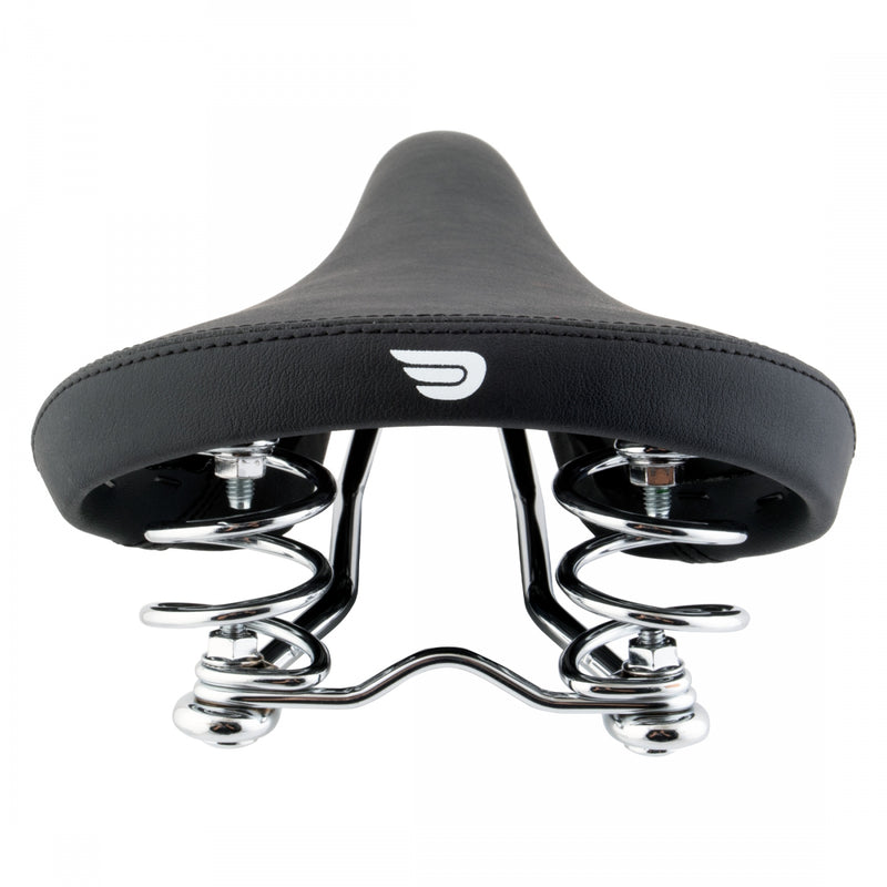 Load image into Gallery viewer, Pure Cycles City Classic Saddle - Black Stell Rails PVC Cover Unisex