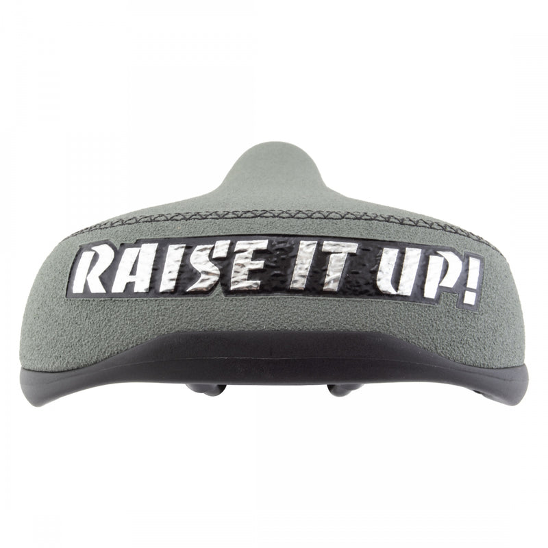 Load image into Gallery viewer, Se Bikes Raise It Up Seat - Grey Chromoly Rails Reinforced X-Stitching