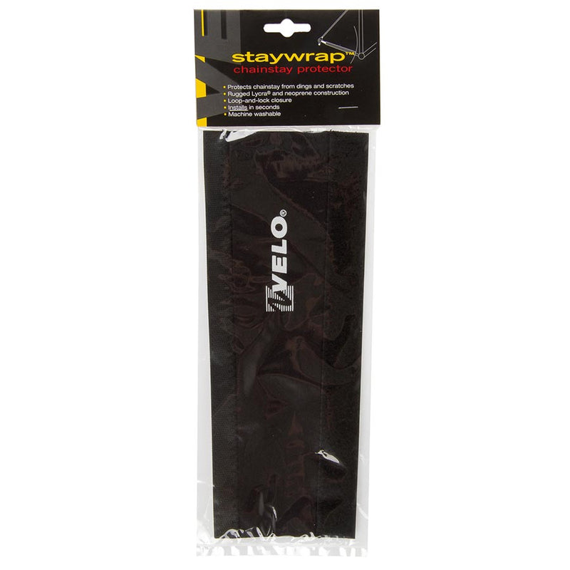 Load image into Gallery viewer, Velo Staywrap Proctector Velcro Closure, Chainstay, Black, 260 x 95 x 110mm