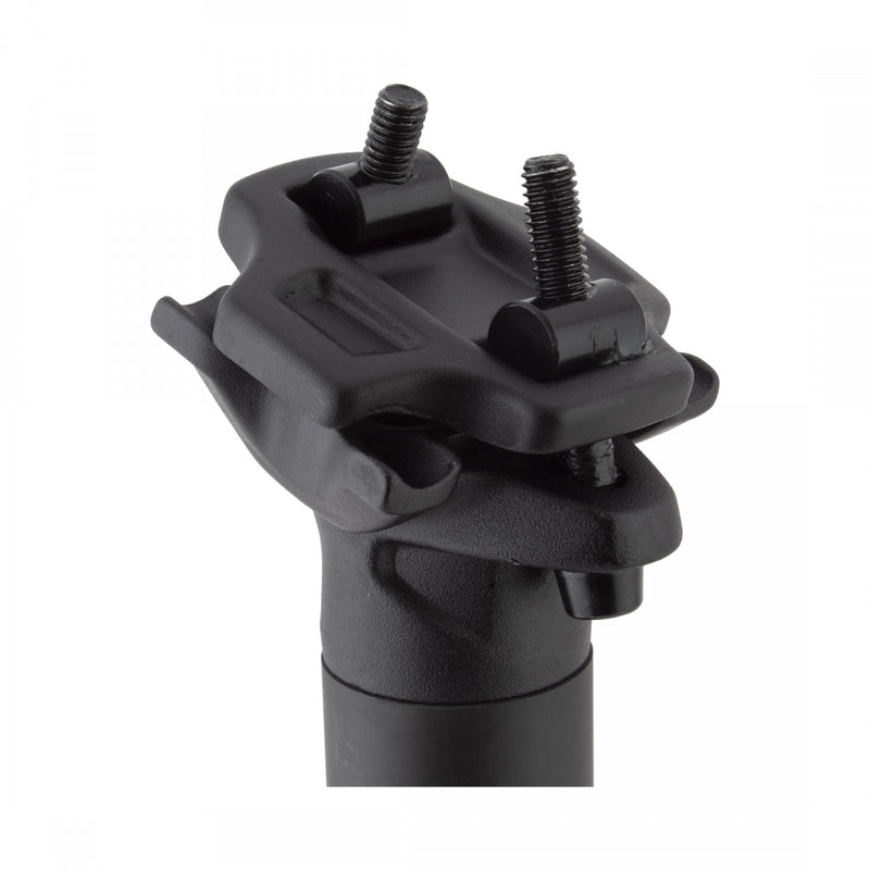 Load image into Gallery viewer, Origin8 Axys Carbon Seatpost 30.9mm 350mm Black Micro-Adjust 2 Bolt Clamp