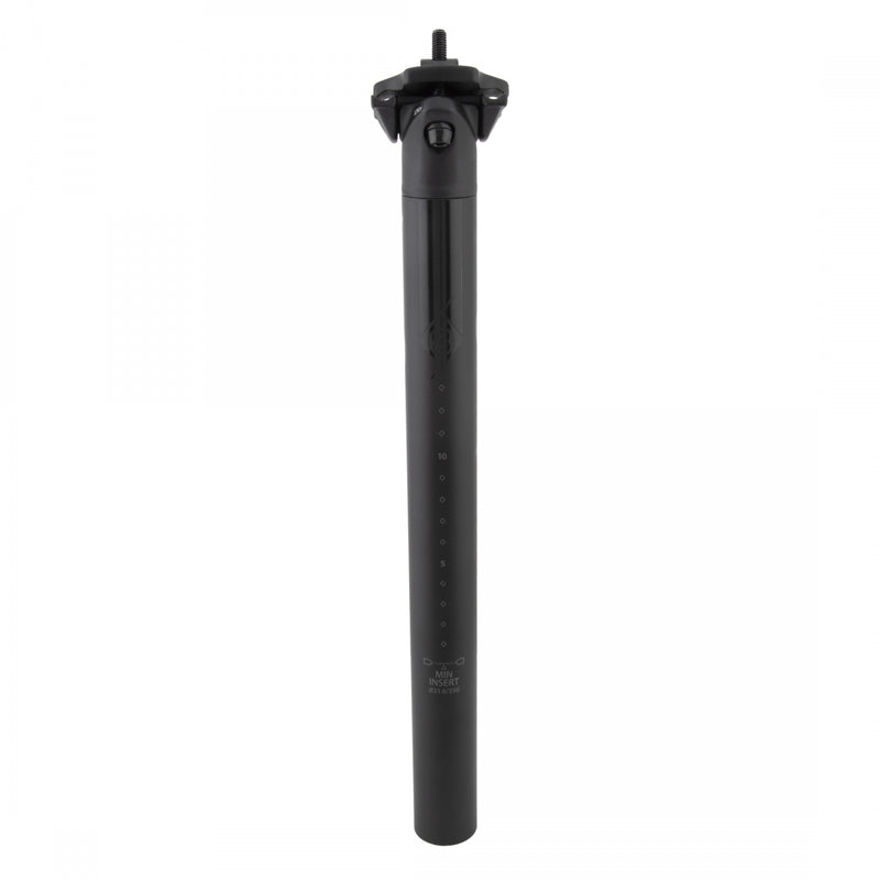 Load image into Gallery viewer, Origin8 Axys Carbon Seatpost 31.6mm 350mm Black Micro-Adjust 2 Bolt Clamp