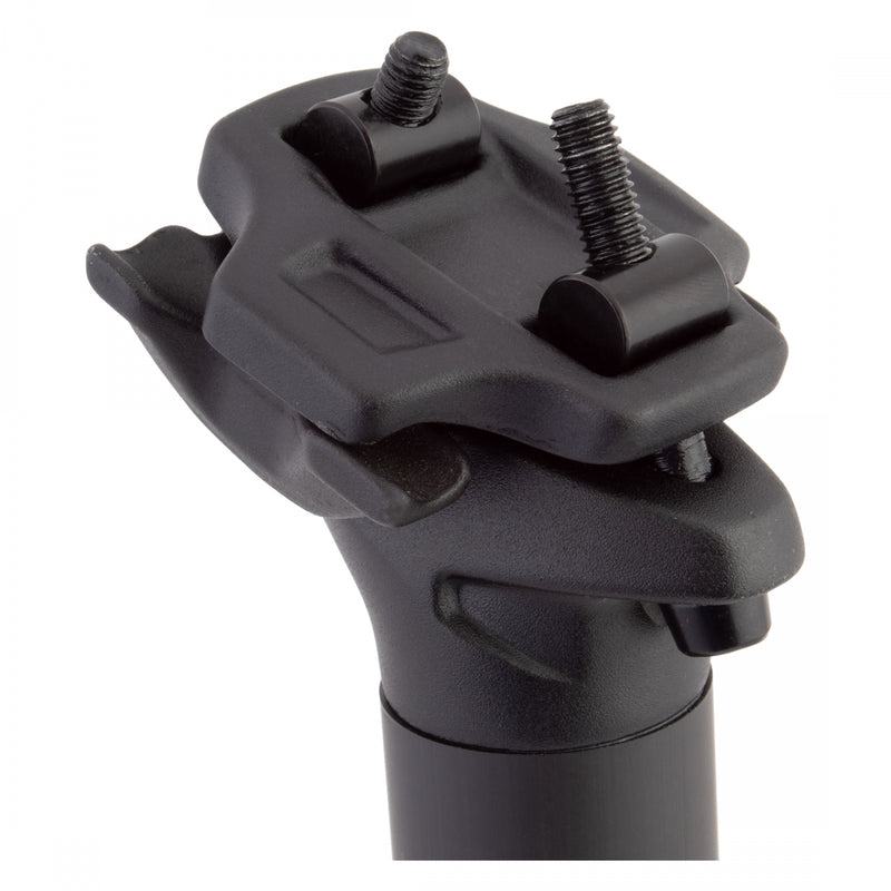 Load image into Gallery viewer, Origin8 Axys Carbon Seatpost 30.9mm 350mm Black Micro-Adjust 2 Bolt Clamp