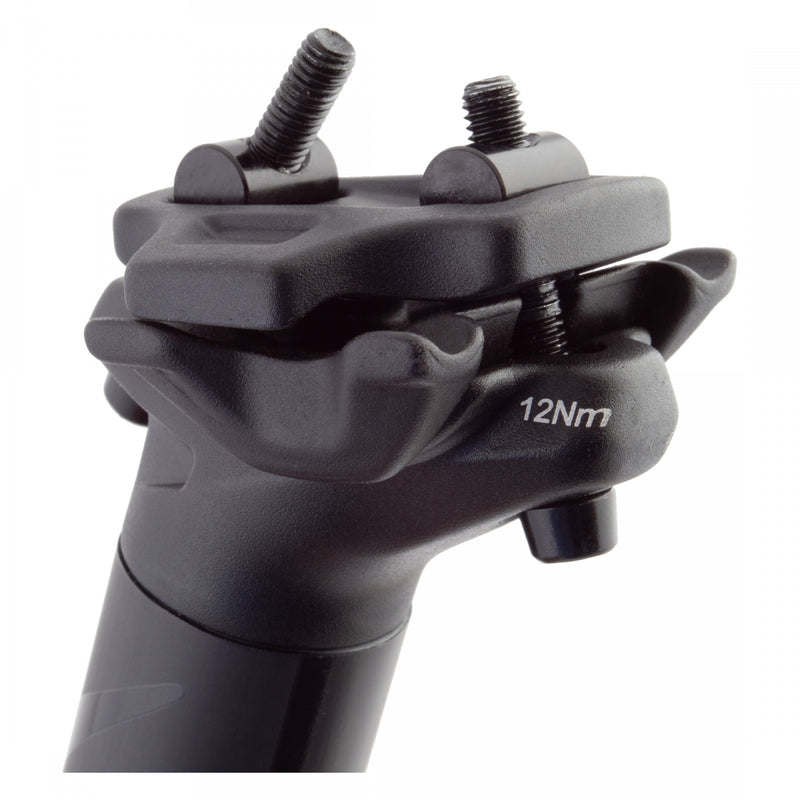 Load image into Gallery viewer, Origin8 Axys Carbon Seatpost 30.9mm 350mm Black Micro-Adjust 2 Bolt Clamp