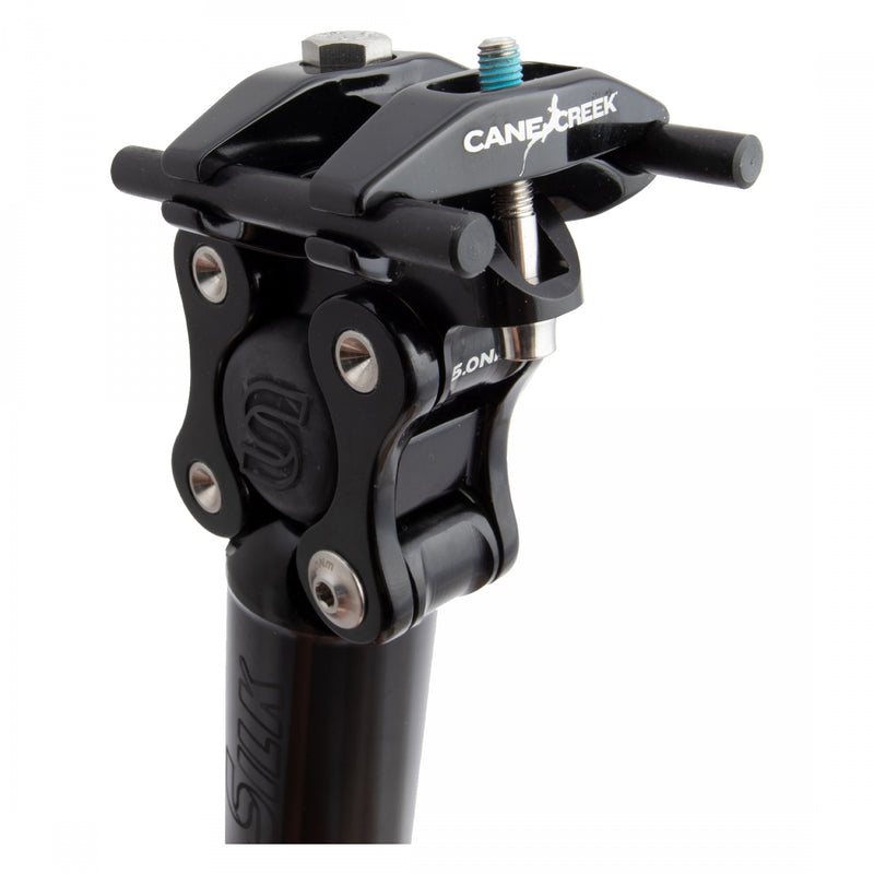 Load image into Gallery viewer, Cane Creek eeSilk Suspension Seatpost - Alloy, 31.6 x 375mm, 20mm Travel, Black