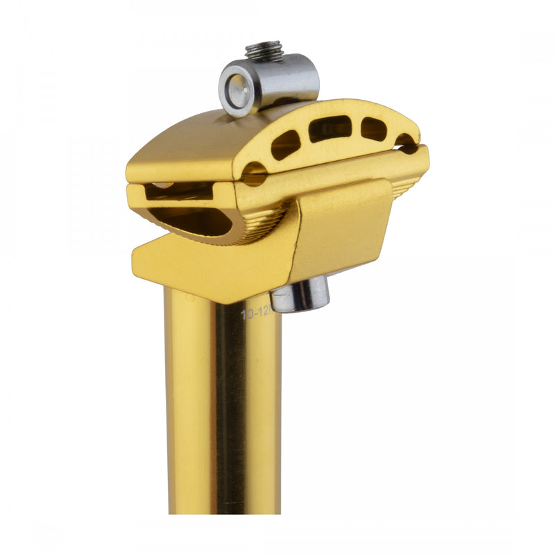 Load image into Gallery viewer, Black Ops Alloy Anodized Seatpost 25.4mm 350mm Gold