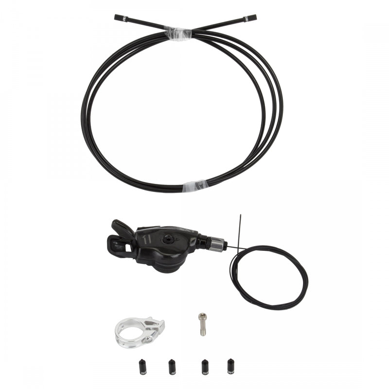 Load image into Gallery viewer, SRAM XX1 11-Speed Trigger Shifter Black Logo with Handlebar Clamp, Cable and Housing