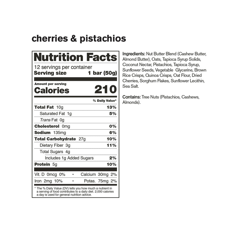 Load image into Gallery viewer, Skratch Labs Anytime Energy Bars: Cherry Pistachio - Fuel Your Day Anytime! Pack of 12