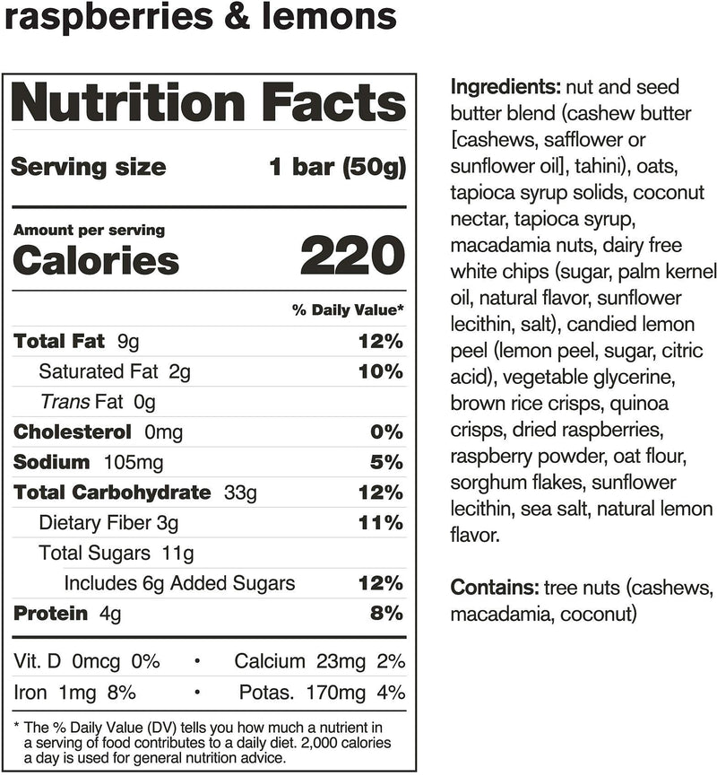 Load image into Gallery viewer, Skratch Labs Anytime Energy Bars - Raspberry Lemon Flavor Pack of 12