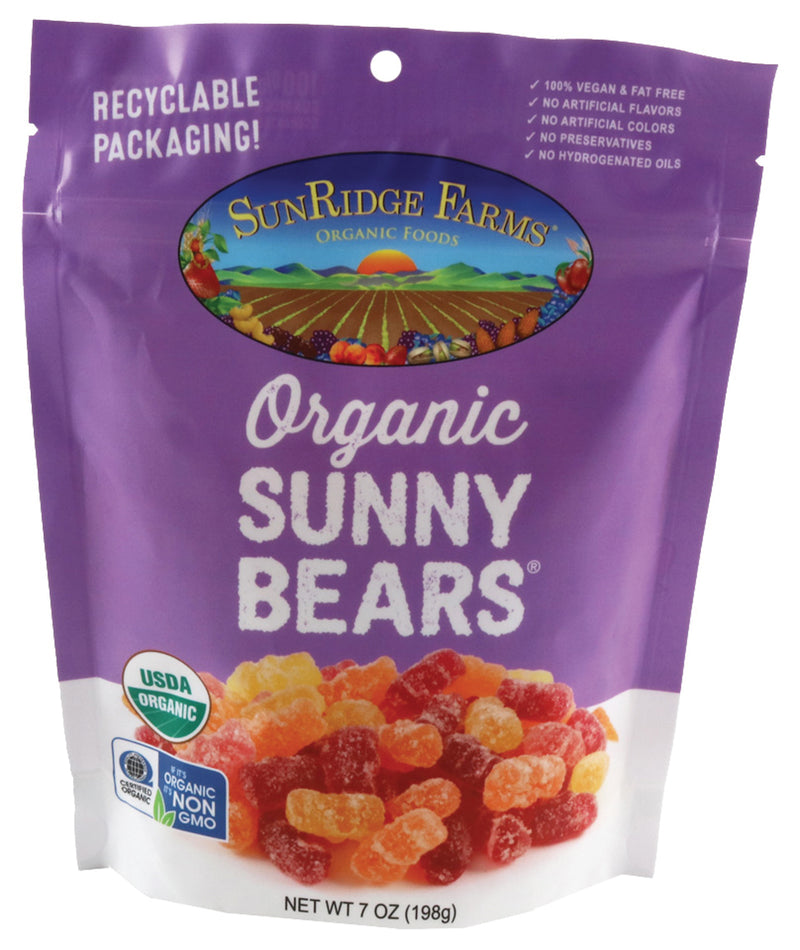 Load image into Gallery viewer, Sunridge Farms Sunny Bears: Delicious Vegetarian Organic Gummy Treats