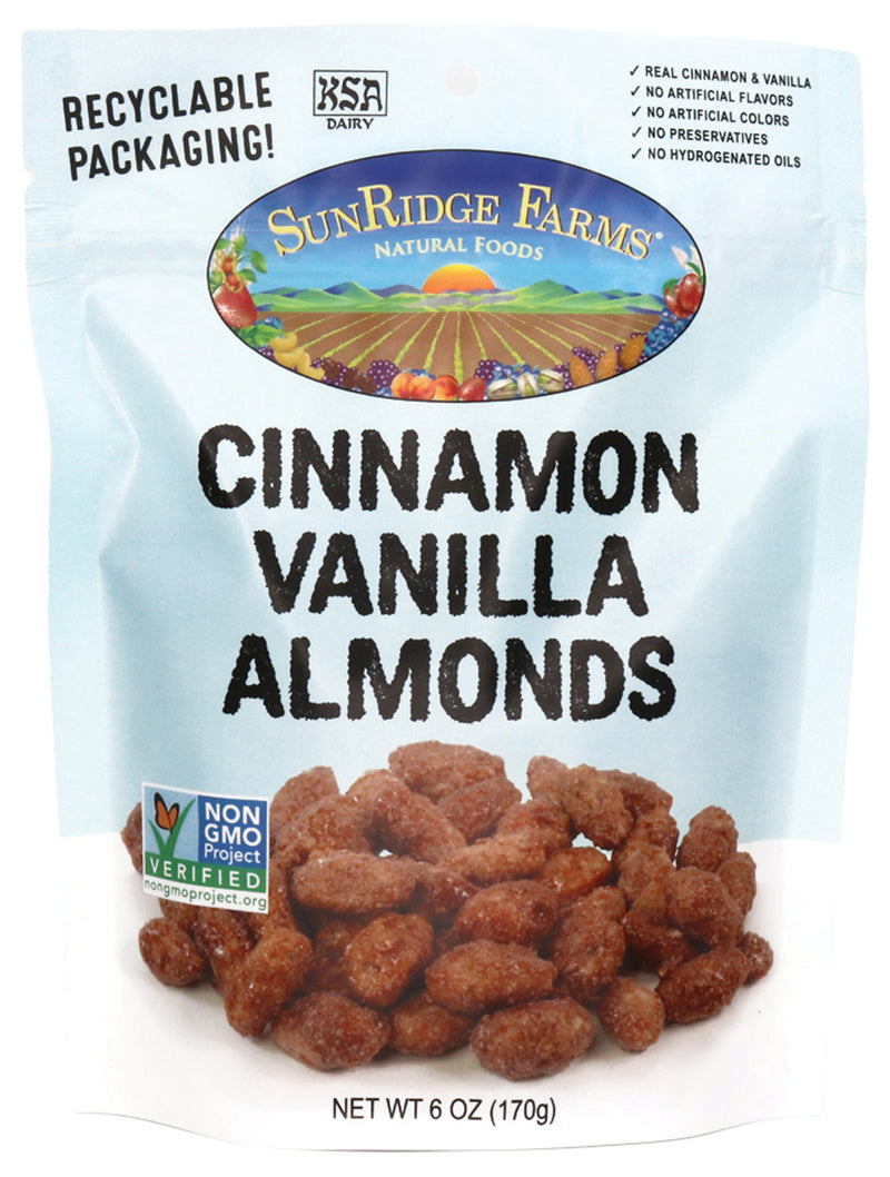 Load image into Gallery viewer, Sunridge Farms Vanilla Cinnamon Almonds: A Deliciously Sweet and Spiced Snack!