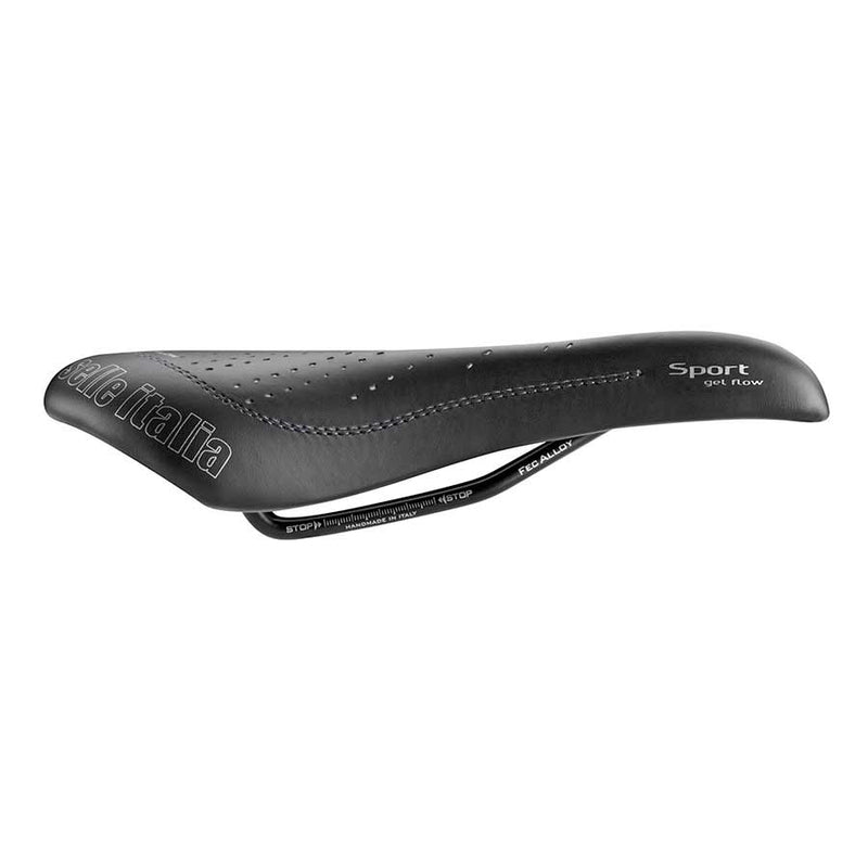 Load image into Gallery viewer, Selle Italia Sport Gel Flow Saddle, 270 x 140mm, 330g, Black
