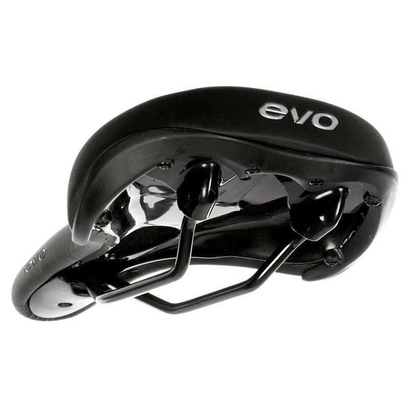 Load image into Gallery viewer, Evo Recreational Saddle 282 x 172mm, Men, Black
