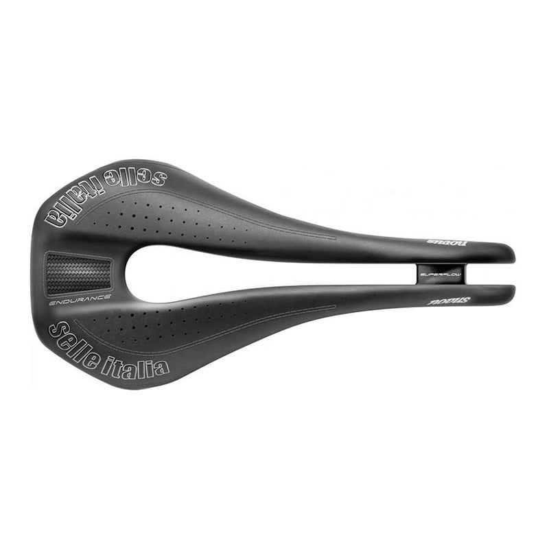 Load image into Gallery viewer, Selle Italia Novus SuperFlow Endurance S, Saddle, 282 x 138mm, Men, 288g, Black