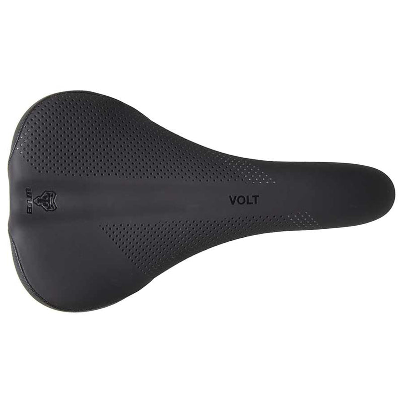 Load image into Gallery viewer, WTB Volt Saddle - Black 265mm Width Steel Rails Microfiber Cover