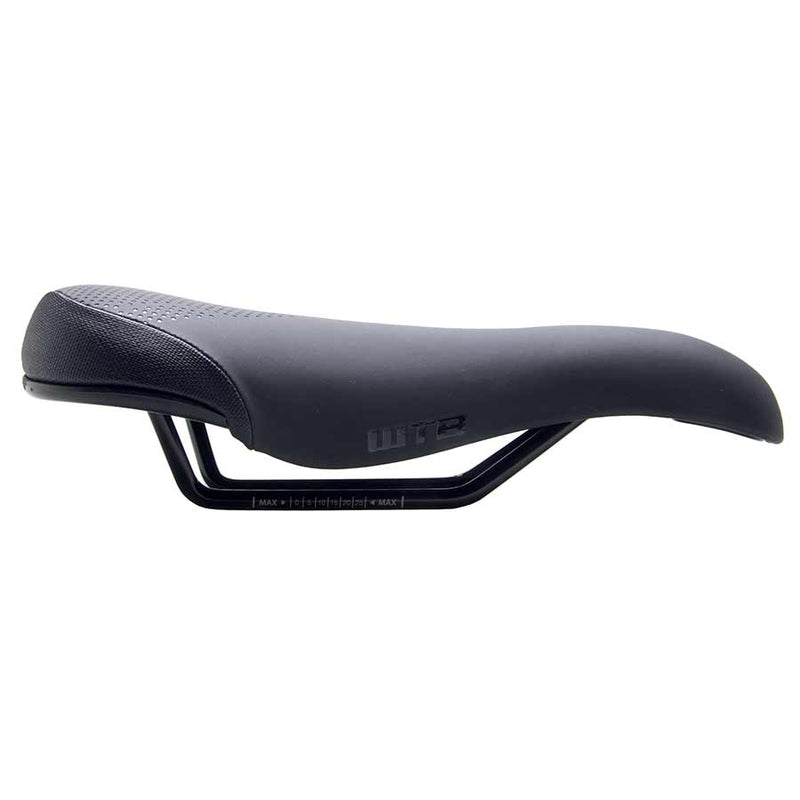 Load image into Gallery viewer, WTB Comfort Saddle - Black 255mm Width Steel Rails Lightweight Padding