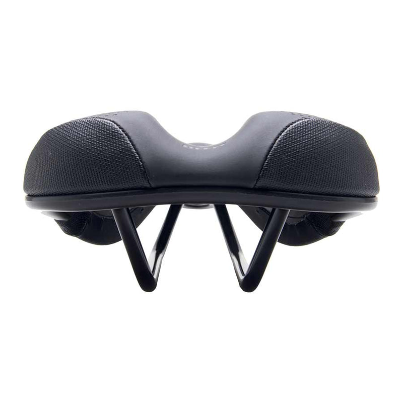 Load image into Gallery viewer, WTB Comfort Saddle - Black 255mm Width Steel Rails Lightweight Padding