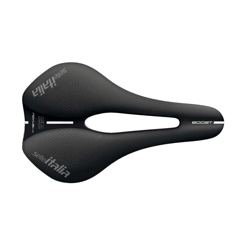 Load image into Gallery viewer, Selle Italia Novus Evo Boost TM Superflow Saddle - Black 145mm Manganese