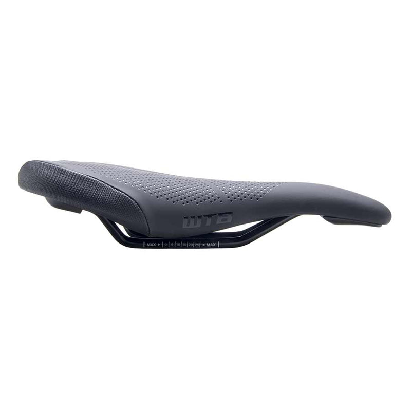 Load image into Gallery viewer, WTB Deva Saddle - Black 260mm Width Steel Rails Lightweight Padding