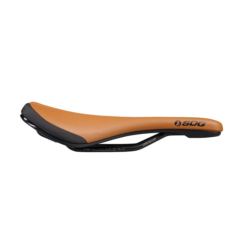Load image into Gallery viewer, SDG Components Bel-Air V3 Lux-Alloy, Saddle, 260 x 140mm, Unisex, 236g, Brown/Black