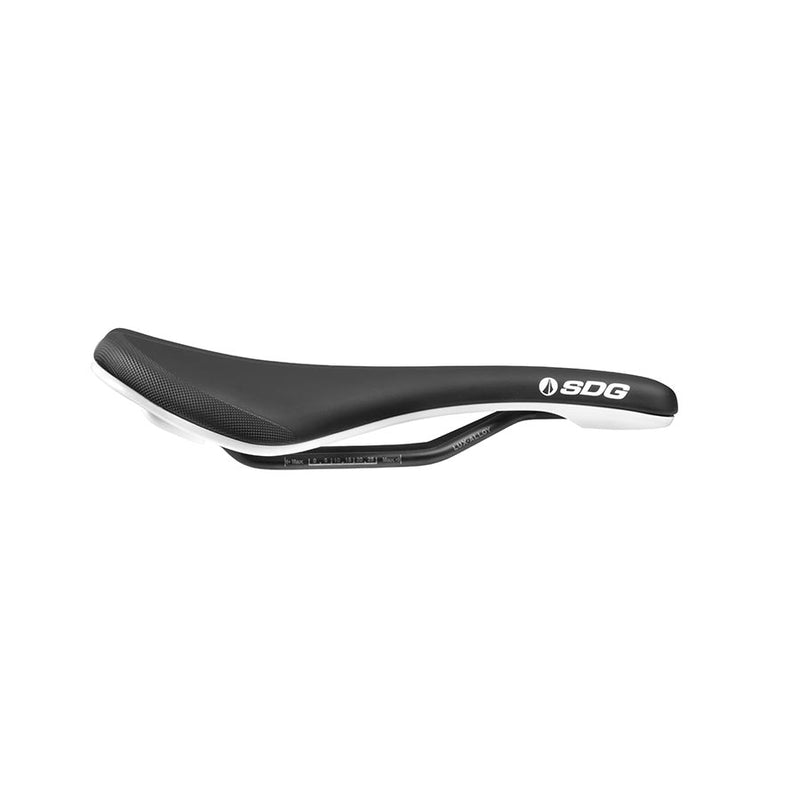 Load image into Gallery viewer, SDG Components Bel-Air V3 Lux-Alloy, Saddle, 260 x 140mm, Unisex, 236g, Black/White