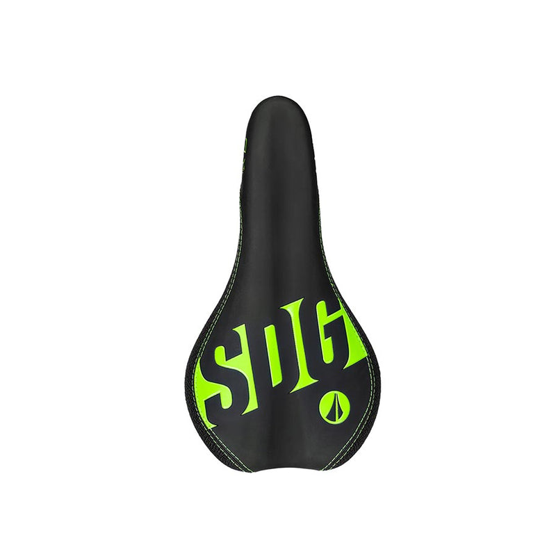 Load image into Gallery viewer, SDG Fly Jr Saddle, Steel Rails - Blk/Green