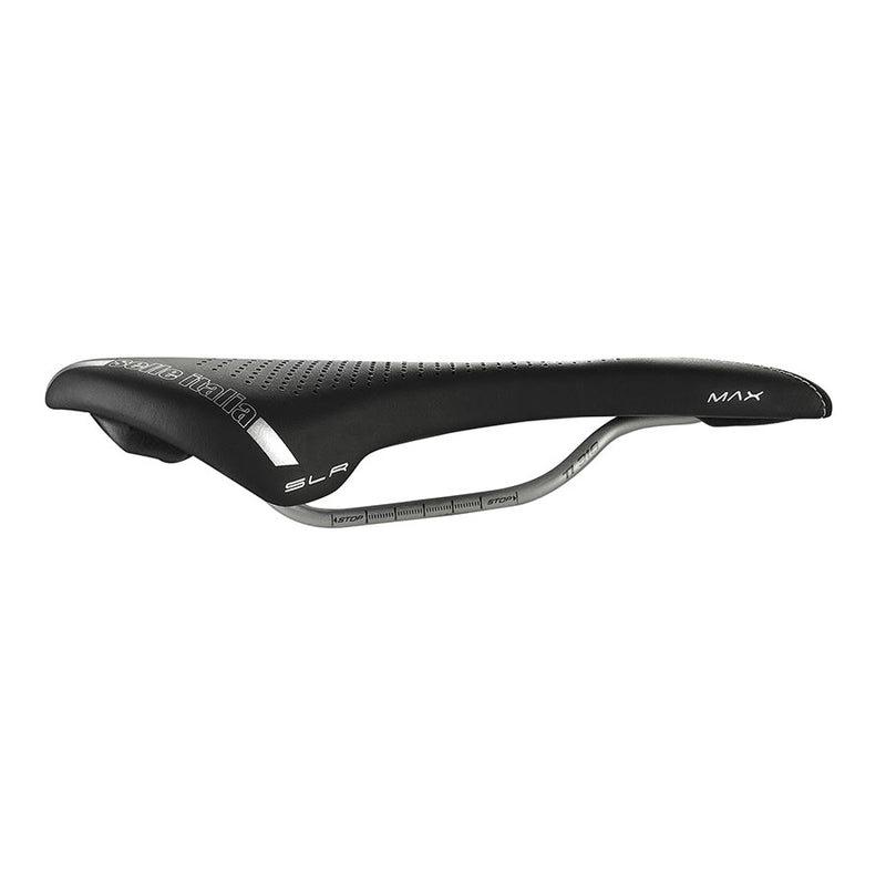 Load image into Gallery viewer, Selle Italia Max SLR Boost Gel Ti 316 Superflow, Saddle, 248 x 155mm, Unisex, 218g, Black