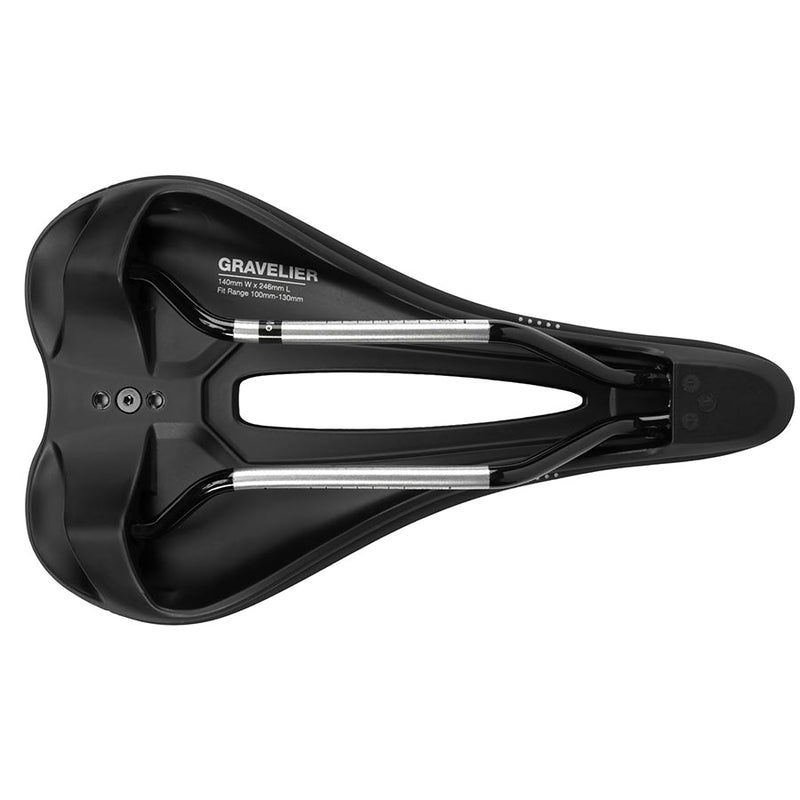 Load image into Gallery viewer, WTB Gravelier Medium Fusion Form Cromoly Black Saddle