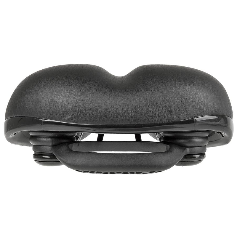 Load image into Gallery viewer, Velo Elasto Grip Comfort Saddle, 258 x 217mm, 725g, Black